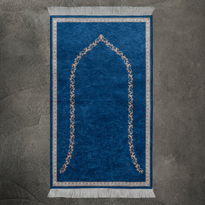 Premium Elegant Prayer Rug collection is a high-end quality Prayer Rug from Seven Sajada. The Premium Elegant Prayer Rug has very beautiful detailed pattern and is available in 4 different base colors.