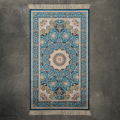 Premium Oriental Prayer Rug is a high-end quality Prayer Rug from Seven Sajada. The Premium Oriental Prayer Rug has a very beautiful detailed pattern.